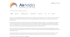Desktop Screenshot of airaddict.com